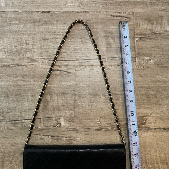 Vintage Chanel Lambskin Classic Mini Full Flap Shoulder Bag 24KGP Hardware - Picture 13 of 13